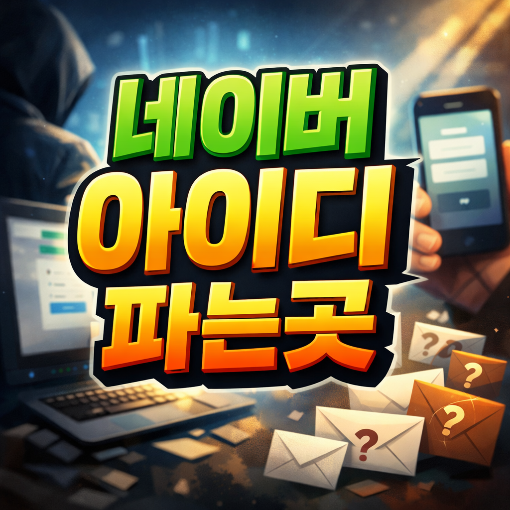 네이버 아이디 구매 과정과 파는곳 완벽정리!