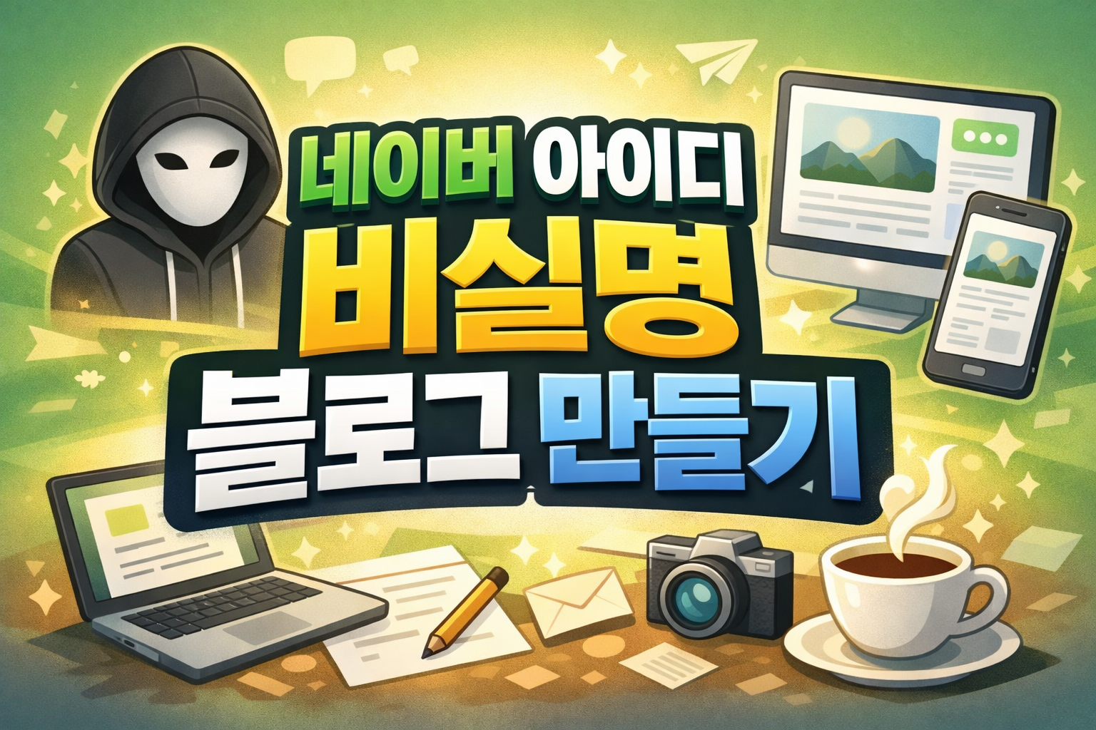 네이버 아이디 비실명 블로그 만들기