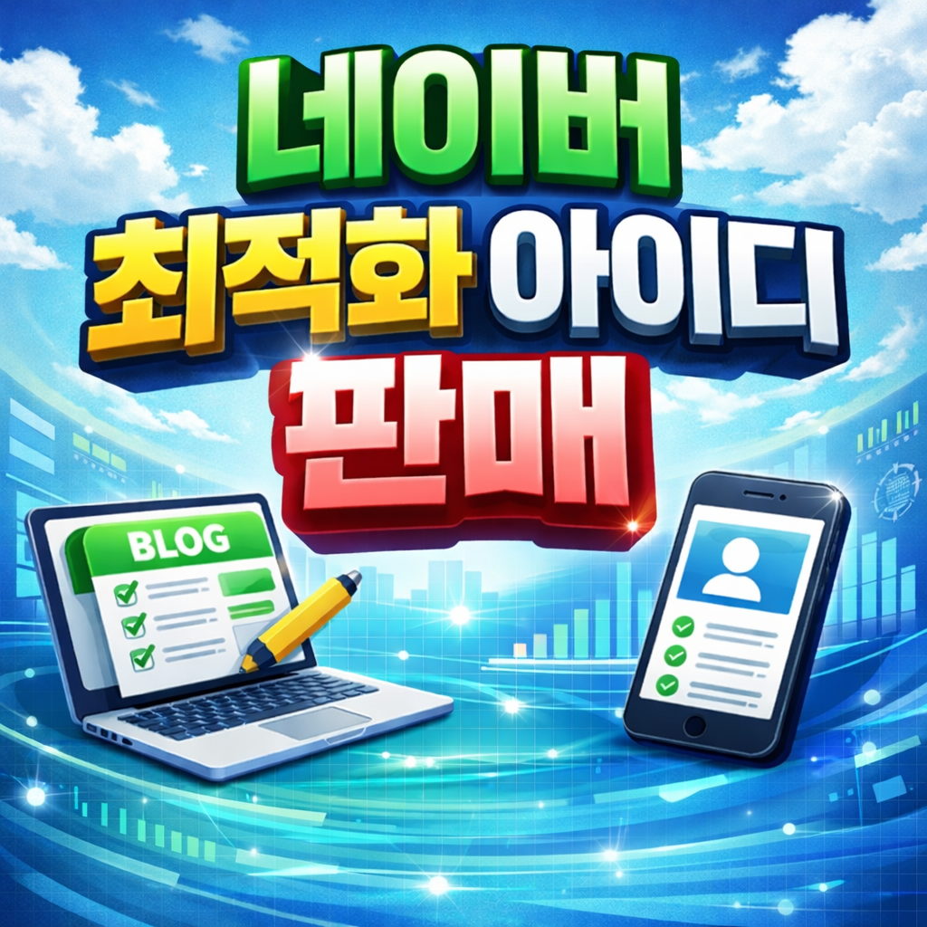 네이버 최적화 아이디 판매 총정리